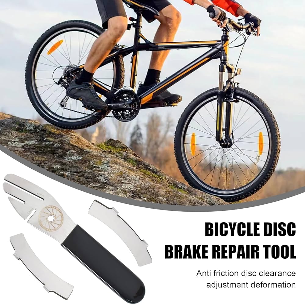 Set 3 Pezzi Allineatore Disco Freno Bici - Chiave Per Regolazione Freni, Acciaio Inox, Per Strada E MTB - Foto 5