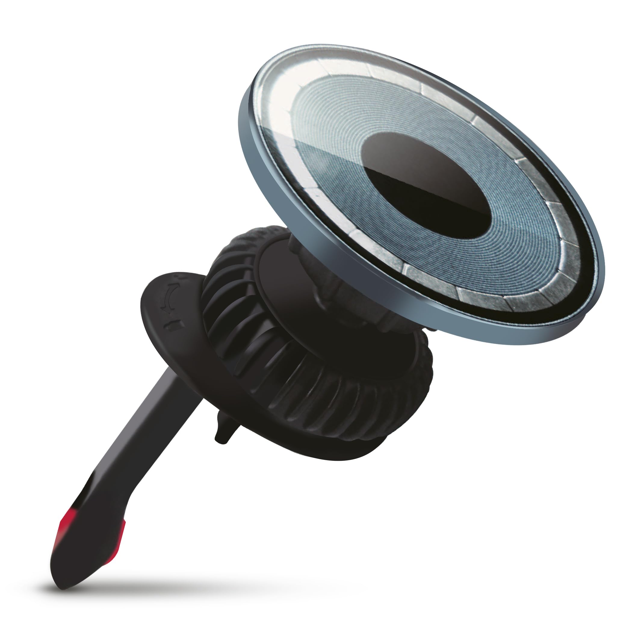 SSUCTIONCar Phone Mount - Secure Magnetic Holder with 17 Strong Magnets - Universal Fit - 360° Rotation - Hands-Free Driving Solution | Hook Mounting