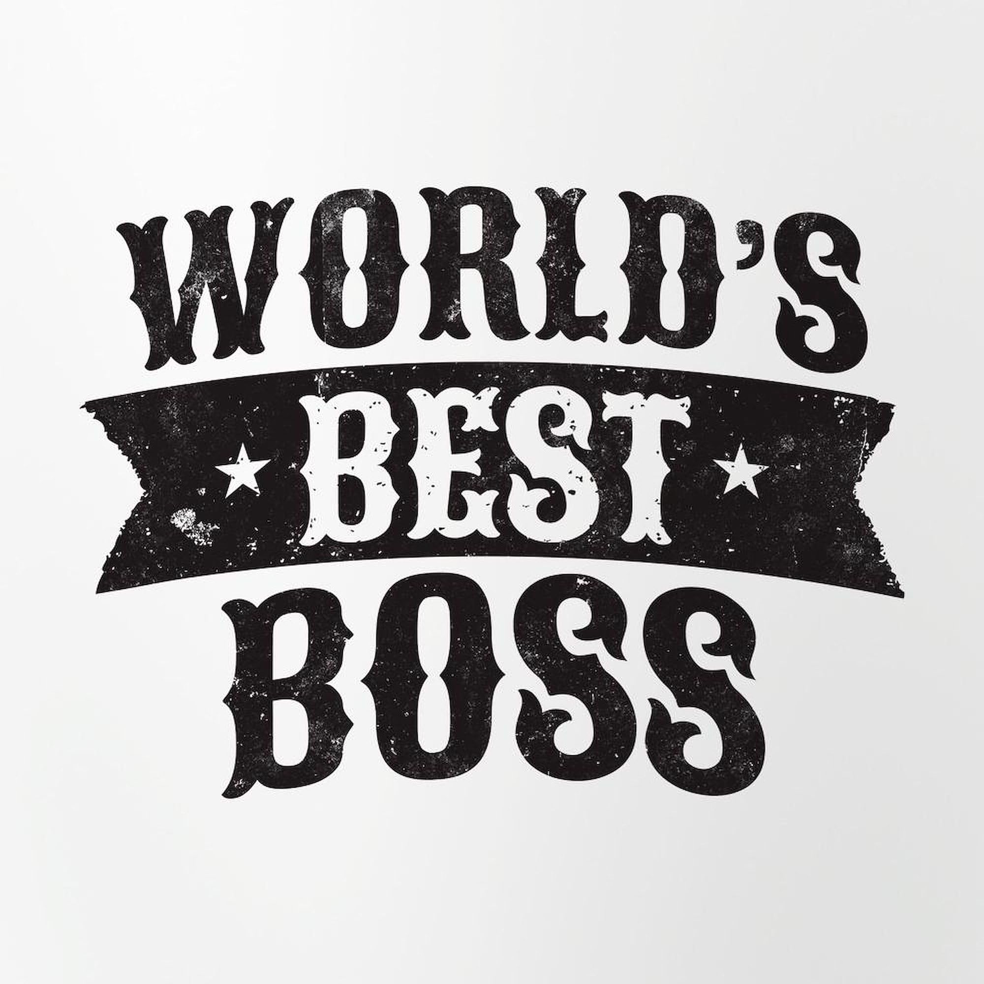 CafePress World's Best Boss Pint Glass, 16 oz. Drinking Glass