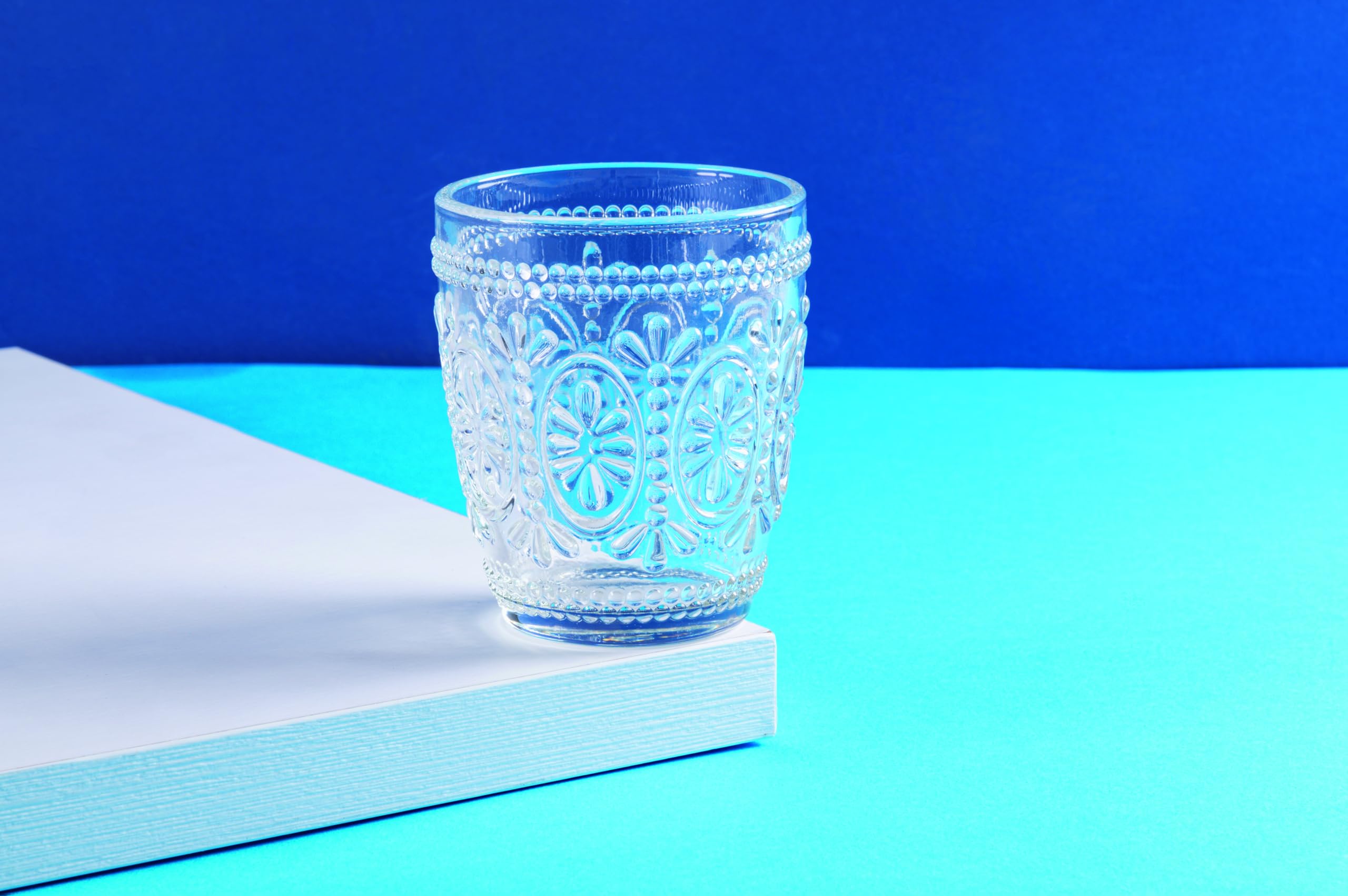 Imperial - Juego de 6 vasos de agua de cristal transparente, 295 ml
