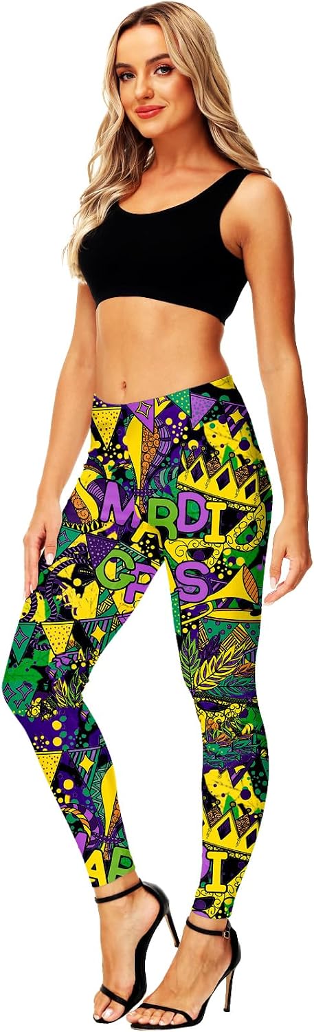 AOBUTE Womens Juneteenth Leggings LGBT Celebration Legging Tights