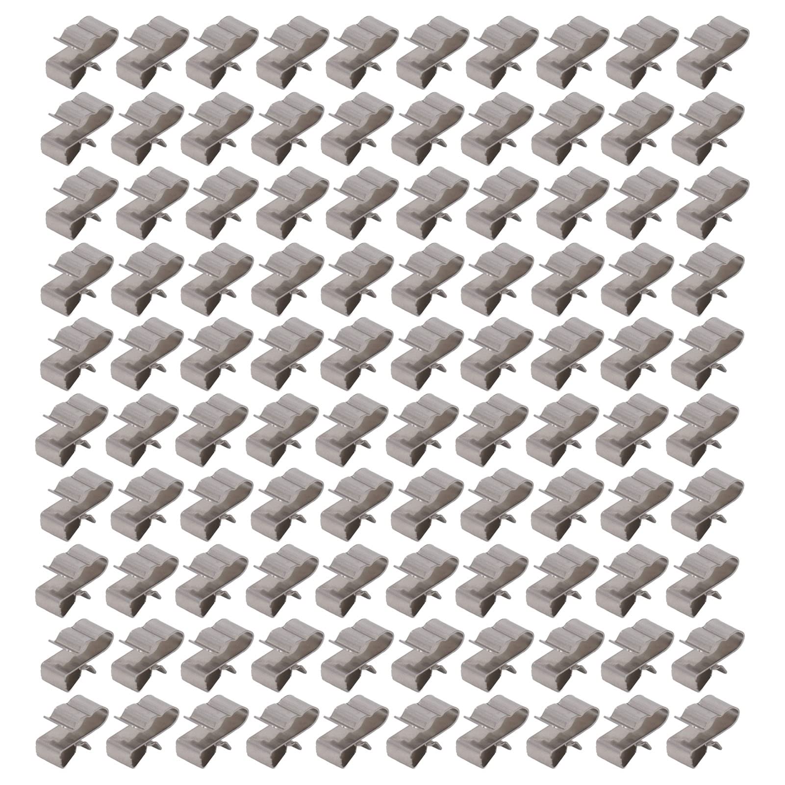 Trailer Frame Wire Clips 100Pcs Solar Panel Cable Clips Photovoltaic Cable Clips Stainless Steel Wire Clamp Cord Fixing Holder Set Kit for PV Wiring Boat Cable Boat