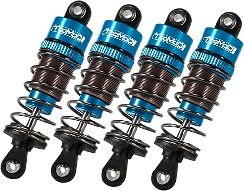 Miniatura 4 de TOOMOD 110 62MM RC Kit de amortiguadores llenos de aceite para Tamiya TT-01 TT-02 Hyper Go 114 H14BM 14209 Losi Actualizaciones Reemplazar piezas