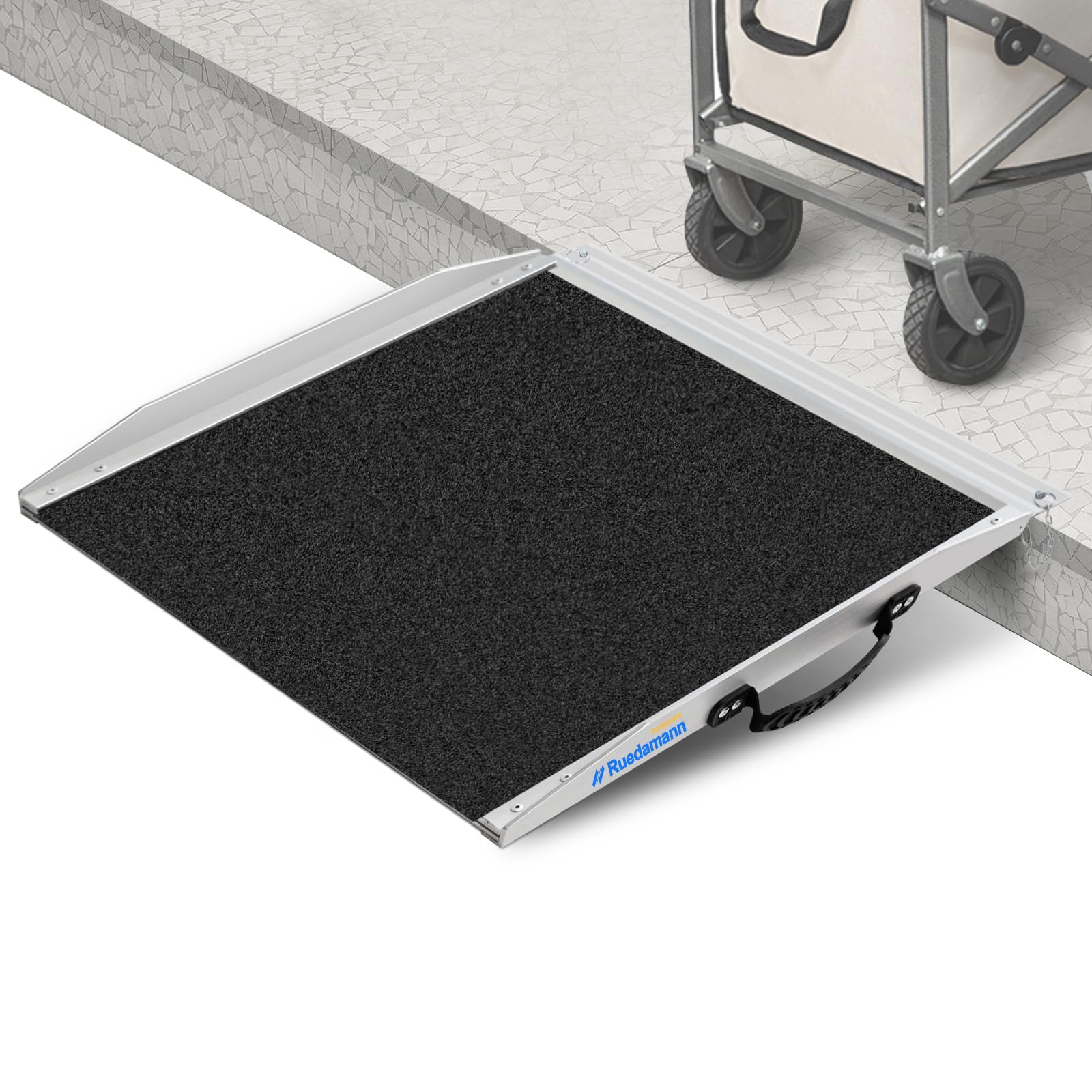 Amazon | Ruedamann アルミスロープ 長さ61cm 車椅子用スロープ 耐荷重