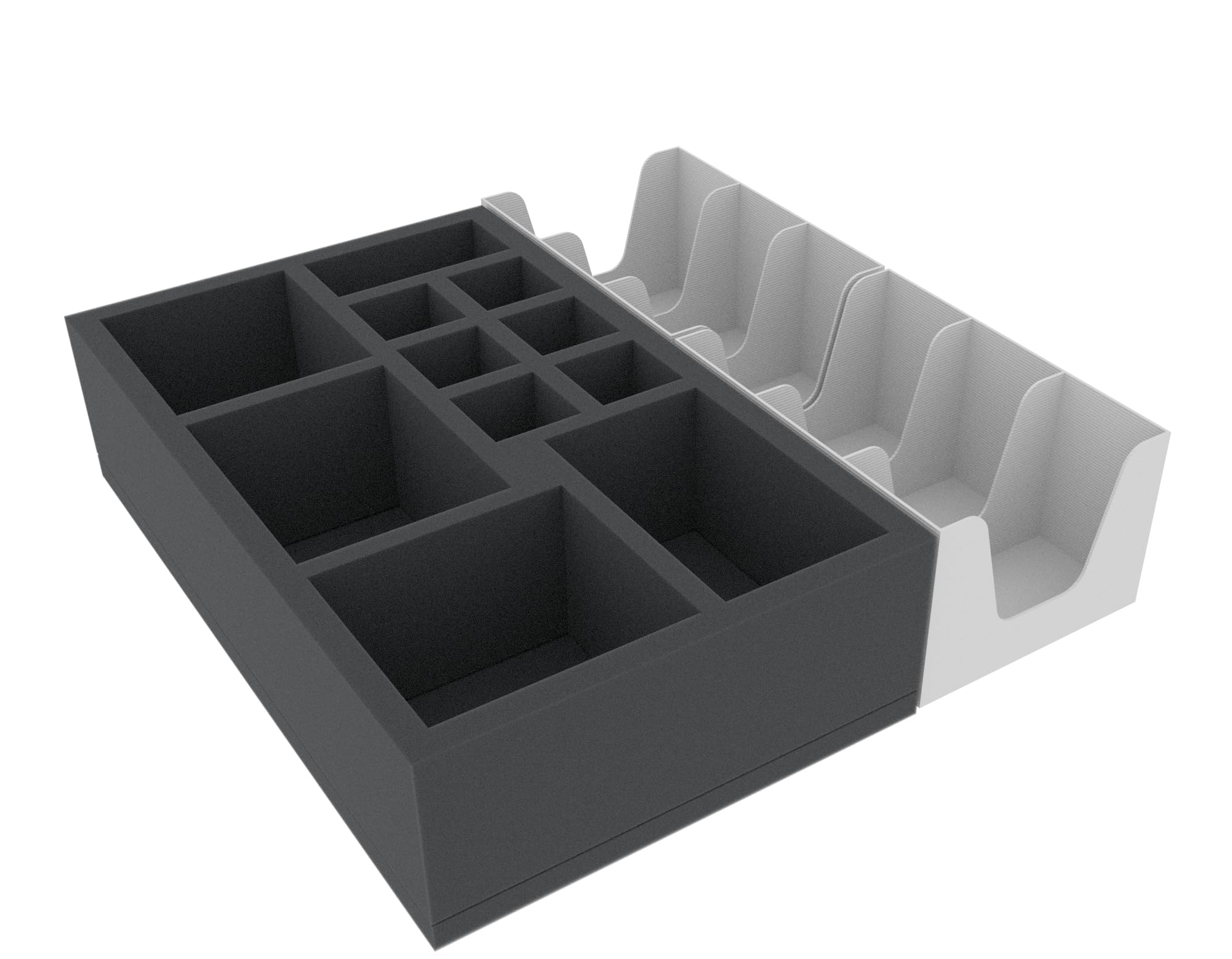 Zestaw pianki Feldherr z Organizer kompatybilny z Wiedźmin: Stary Świat - Edycja Deluxe - pudełko do gry planszowej - sortuje materiał gry + chroni miniatury - ORG251