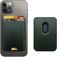 Vista 25 de Cartera magnética iLodn compatible con MagSafe para iPhone 17 16 15 14 13 12 Pro Max Air Plus, tarjetero Mag 3 Safe adhesivo para accesorios