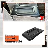 Vista 4 de ECOTRIC Tapa de apoyabrazos para consola central compatible con 1999-2007 Chevy Silverado Tahoe Avalanche Suburban GMC Sierra Yukon Escalade