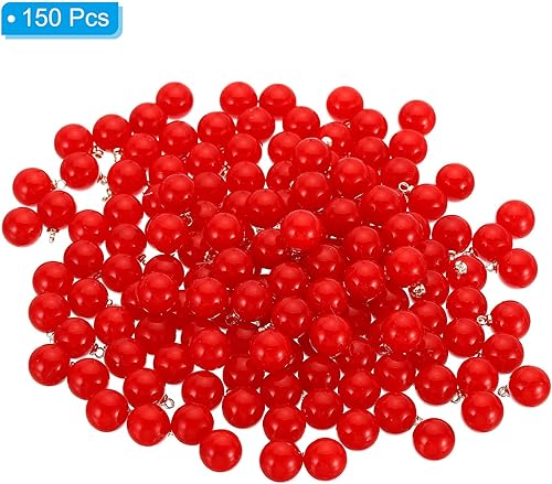 Miniatura 9 de PATIKIL 150 cuentas de perlas de perlas de imitación de perlas colgantes de bricolaje para hacer joyas, pulseras, aretes, collar