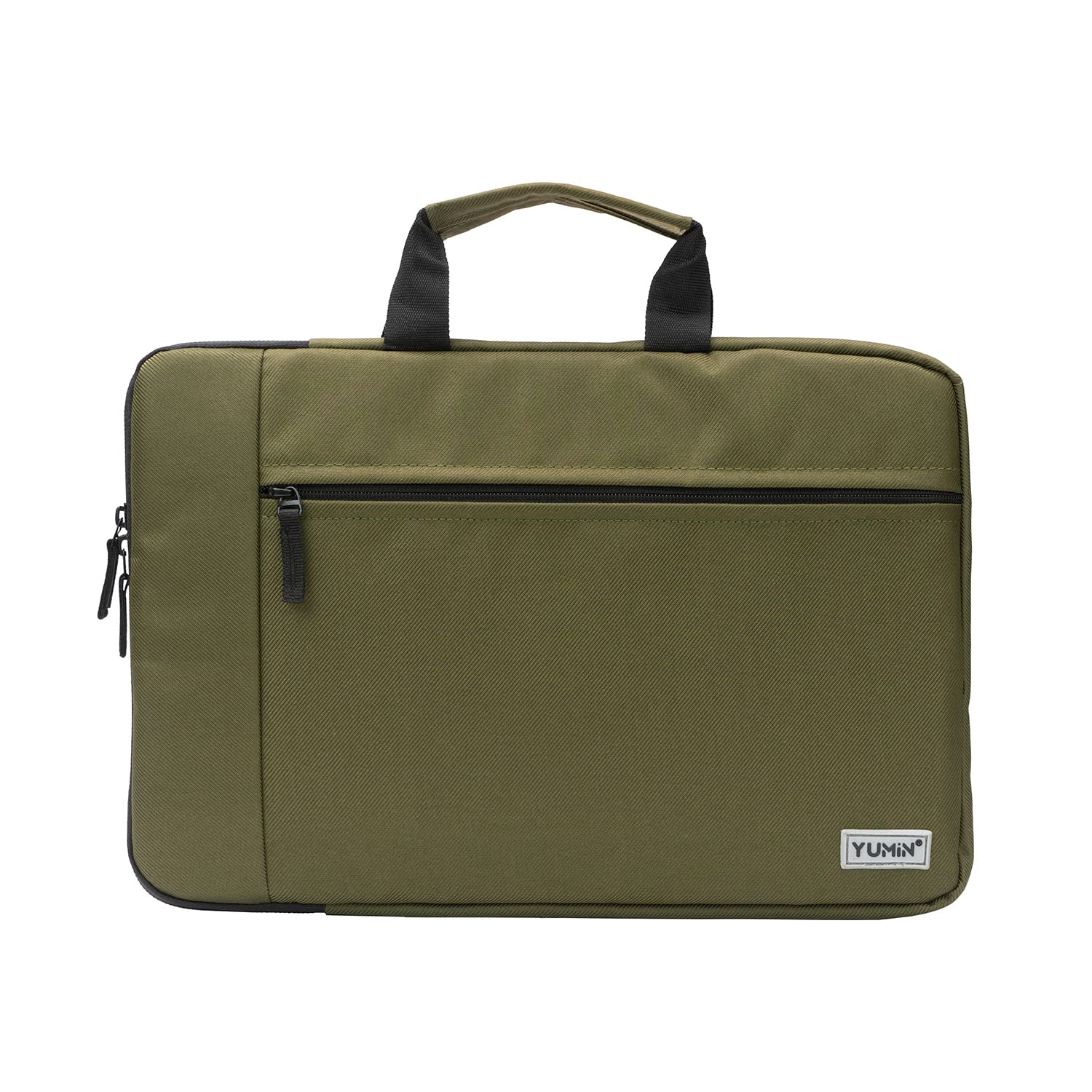 Yumin Polyester Laptop Sleeve Cover Bag Case Pouch 16 inch for MacBook/HP/Dell/Lenovo/Asus/Acer/Ultrabook with Handle (Green) Yumin Polyester Laptop Sleeve Cover Bag Case Pouch 16 inch for MacBook/HP/Dell/Lenovo/Asus/Acer/Ultrabook with Handle (Green)