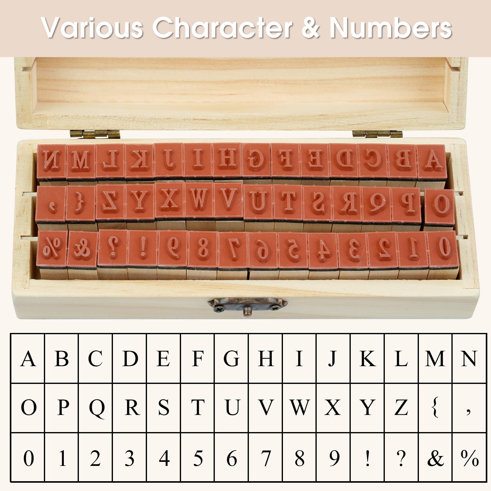 42 Letter Stamps - Scrapbooking & DIY -4