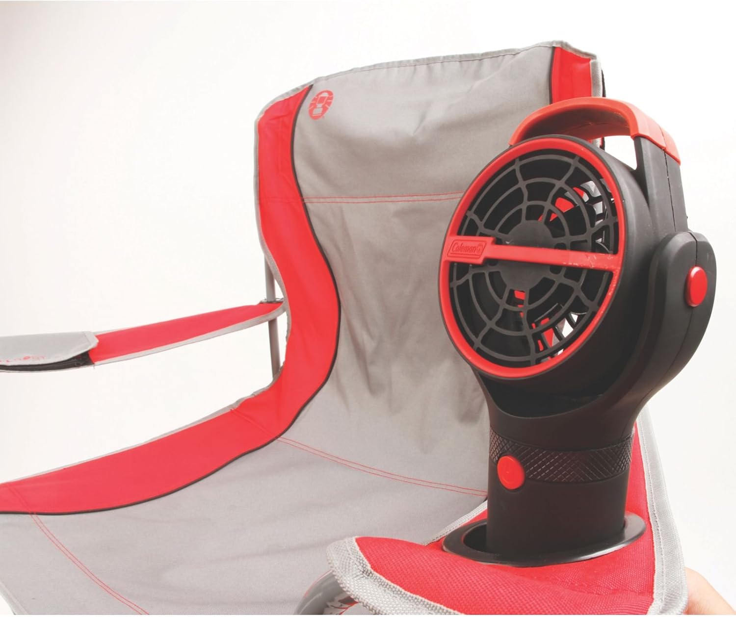 Coleman Zephyr Cup Holder Fan with Battery Lock