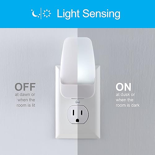 Miniatura 2 de GE LED Night Light, Plug-in, Dusk to Dawn Sensor, Cool White, UL-Certified, Energy Efficient, Ideal for Bedroom, Bathroom, Nursery, Kitchen,