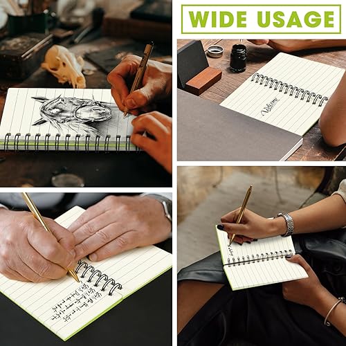 Vista 98 de Jutom 18 cuadernos pequeños en espiral, blocs de notas de 3 x 5 pulgadas, cuadernos de bolsillo pequeño a granel, mini bloc de notas con páginas