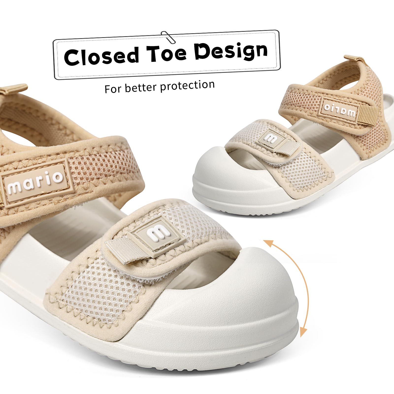 MK MATT KEELY Sandalias Niño Niña Verano Sandalia Deportivas Punta Cerrada Bebé Zapatillas Playa Piscina con Suela Antideslizante