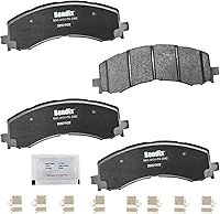 Vista 183 de Pastillas de Freno Delanteras Cerámicas Bendix Priority1 CFC430A para Modelos Selectos INFINITI G35, I30, Nissan 350Z, Altima, Juke, Maxima, Sentra