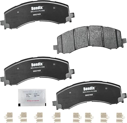 Vista 193 de Bendix Priority1 CFC1035 Pastillas de freno delanteras de cerámica para modelos seleccionados Chevrolet Aveo, Aveo5, Optra, Spark, Spark EV, Pontiac