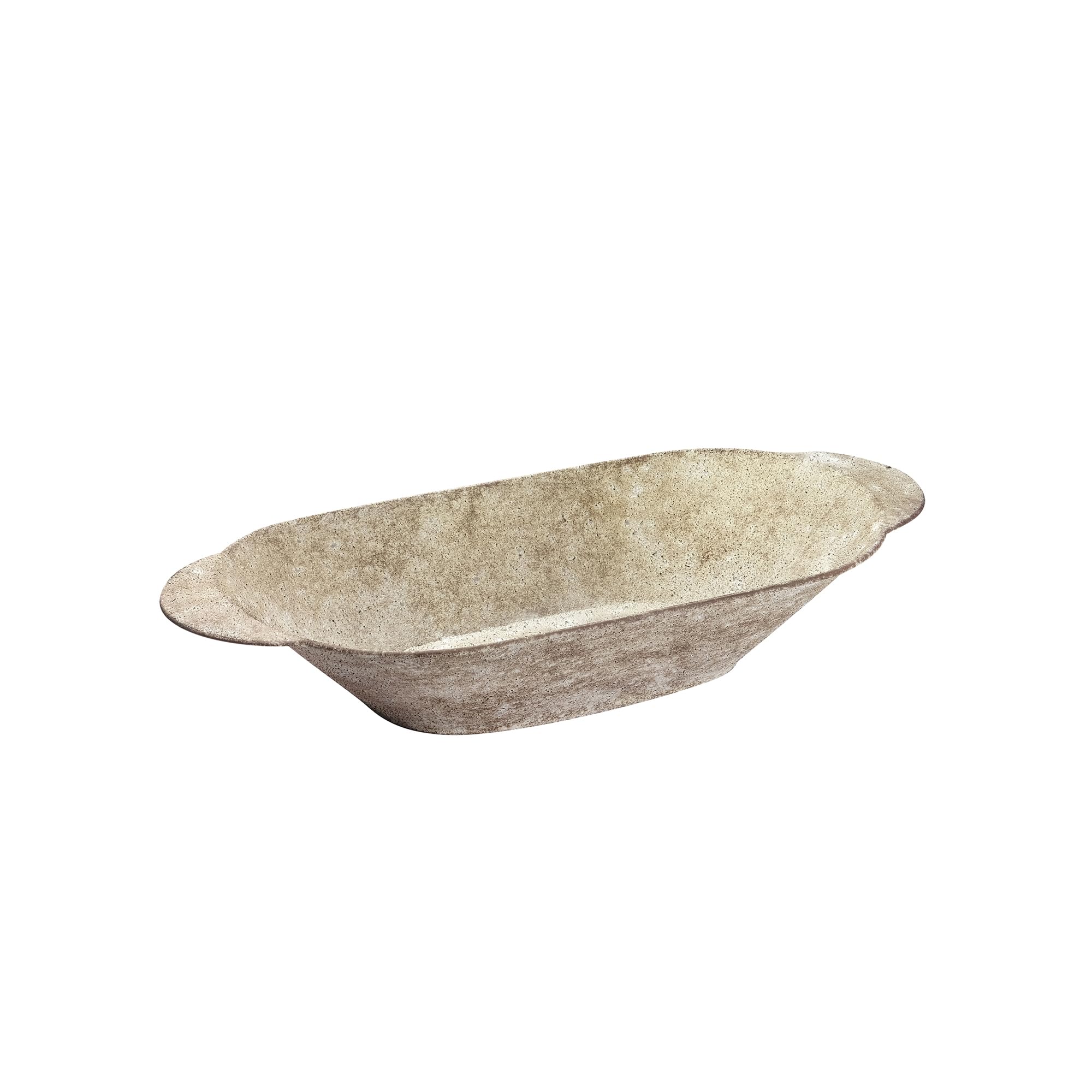 Jardinière décorative métal patiné objet de décoration durable