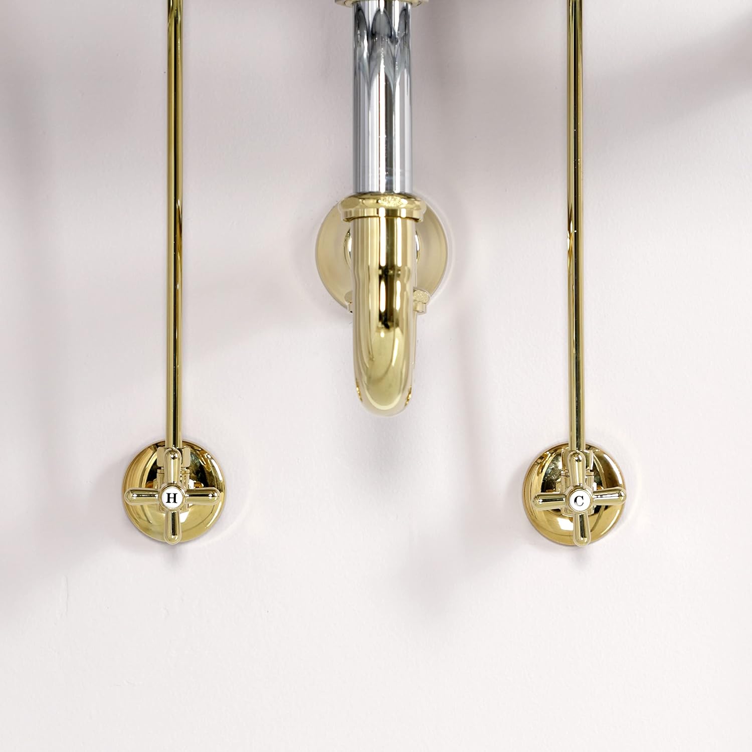 Kingston Brass KPK102P Trimscape Traditional Plumbing Sink Trim Kit with P-Trap in Polished Brass