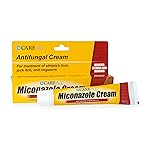 CareAll Miconazole Nitrate 2% Antifungal Cream 1.0 oz., Cures Most Athletes Foot, Jock Itch, Ringworm, Compare to Leading Brand