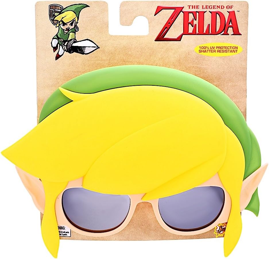 Costume Sunglasses Legend of Zelda Sun-Staches Party Favors UV400 Multi-colored, 8" : Clothing, Shoes & Jewelry