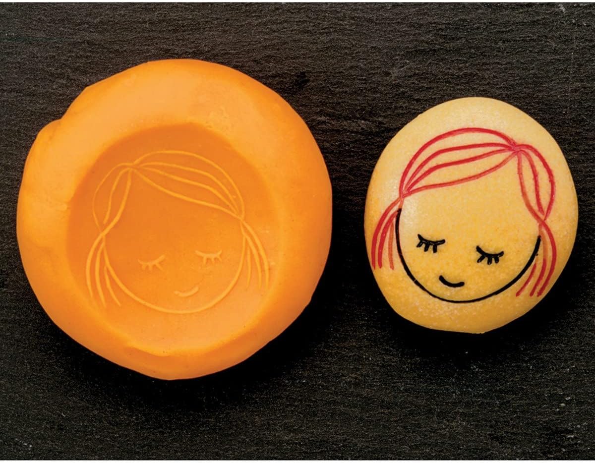 Kaplan Early Learning Emotions Dough Rollers & Tactile Emotion Stones | Kids Play Dough, Clay, Sand Rollers for Identifying Emotions, Social Emotional Development in Toddlers, Ages 3+ Years