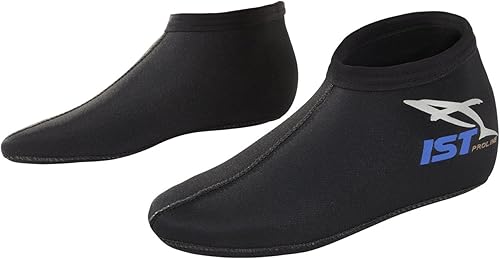 IST Calcetines cortos de neopreno de 0.118 pulgadas para todos los deportes acuáticos, botines, botas, calcetines de natación, nadadores, talla S