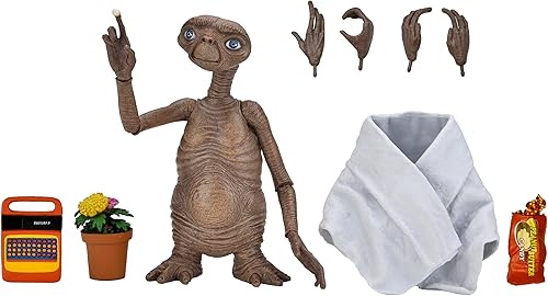 NECA - E.T. - Figura de acción de 40th Anniversary E.T. Ultimate de 7 pulgadas
