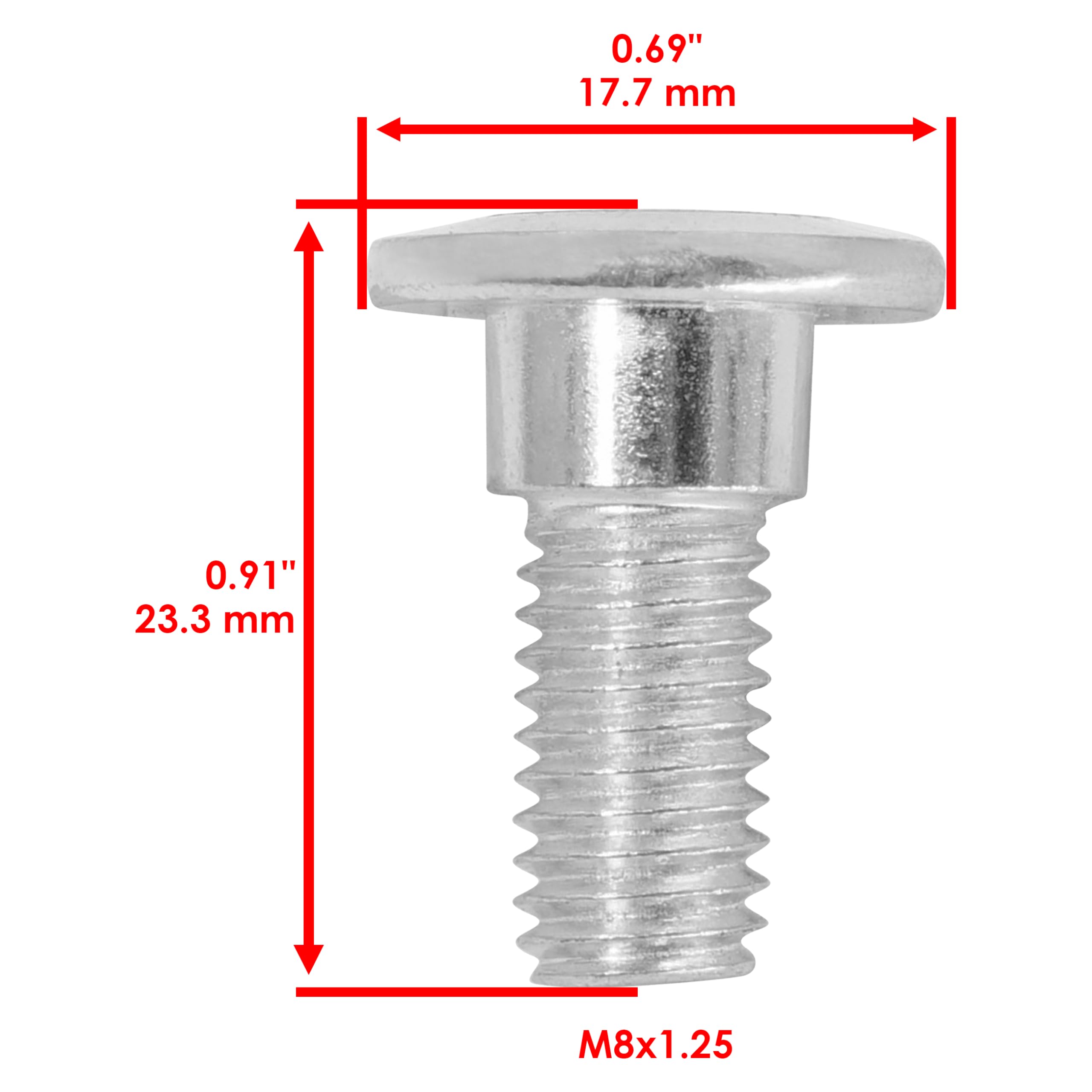 Amazon.com: Caltric 2 Kick Start Starter Lever Pedal Stud Bolt