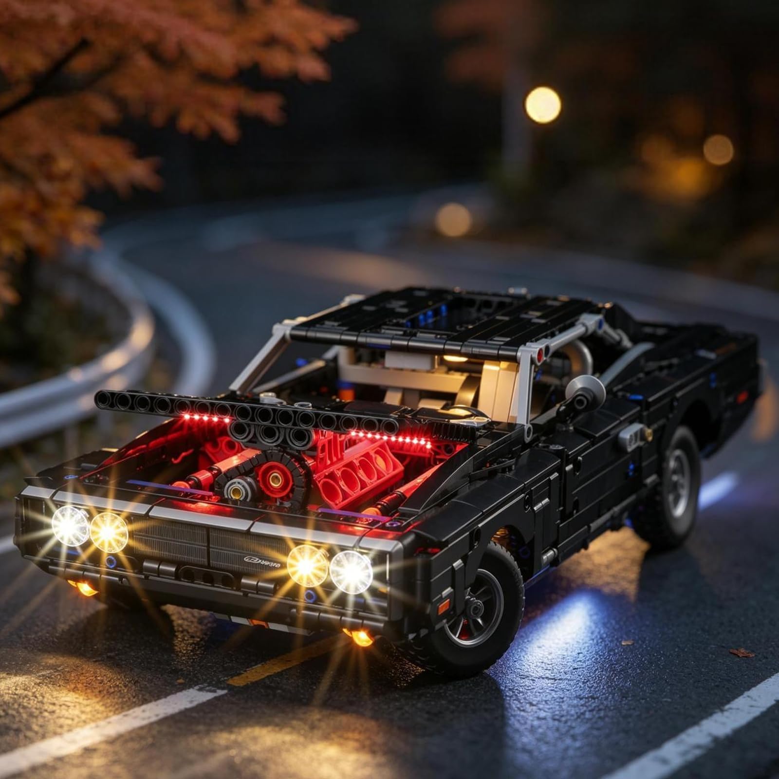 BRIKSMAX 2.0 Light Kit Compatible with Lego Technic Fast and Furious Dodge Charger R/T Car 42231 Building Sets - Original LED Lighting Kits (Accessories Only) for Display, Gifts & Collectors — image 1