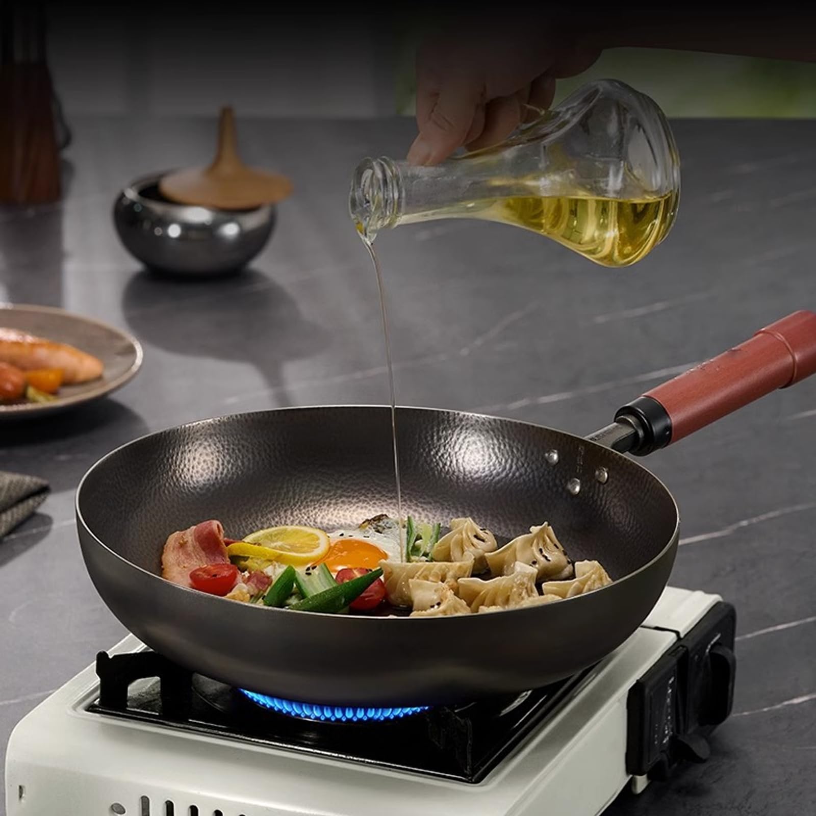 Generisch Titanium pan, ongecoat, 20/24/26/28/30 cm