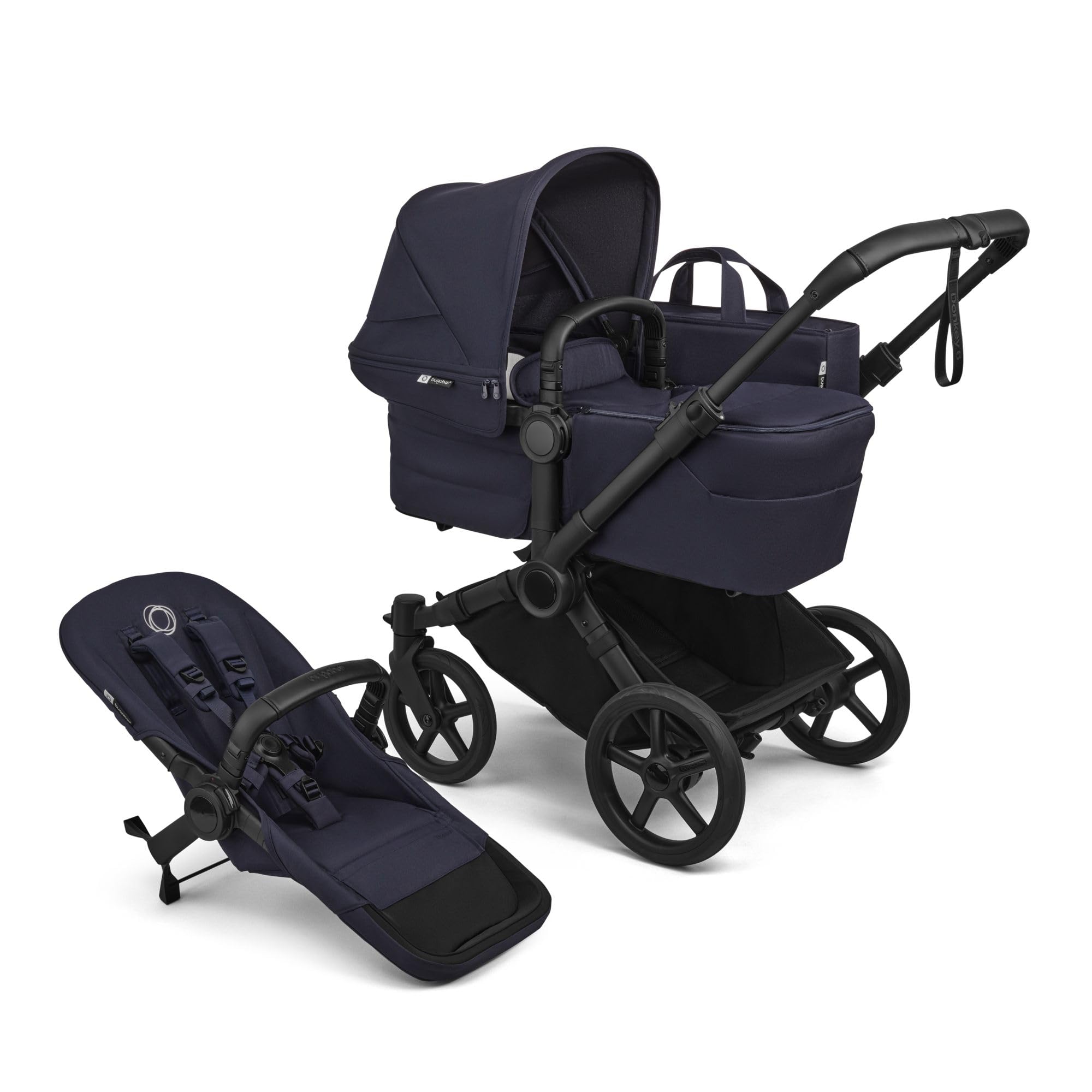 Bugaboo Geschwisterkinderwagen Donkey 6 Deep Indigo