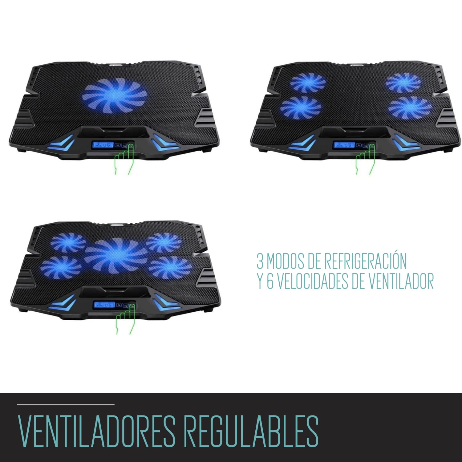 Ewent EW1259 Base Refrigeradora para Portátil hasta 17"