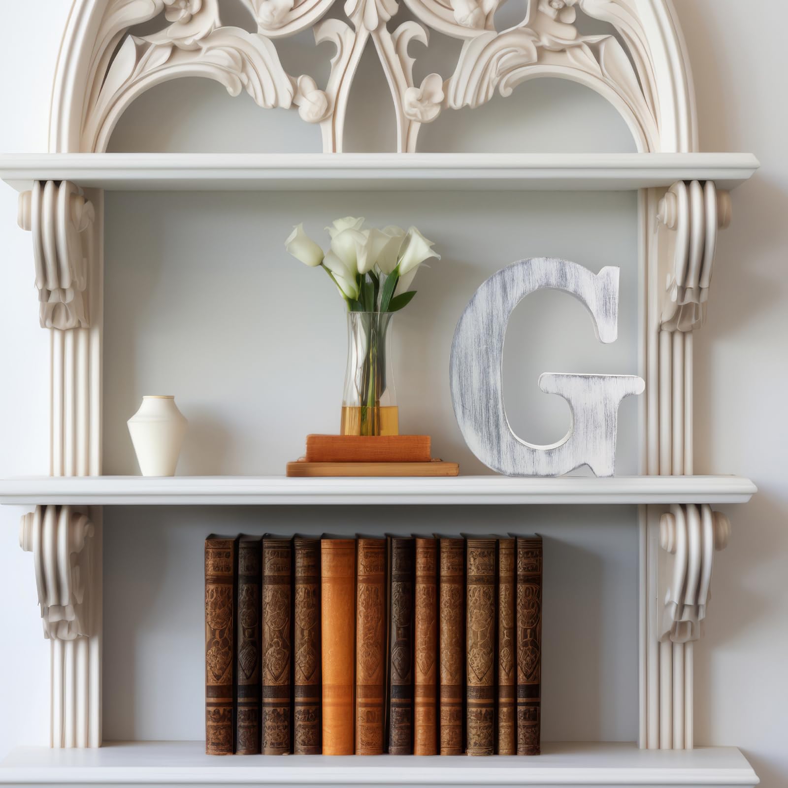 MeteoraPrime Holzbuchstaben 30cm Unlackiert - DIY Wanddekoration Für Persönliche Botschaften