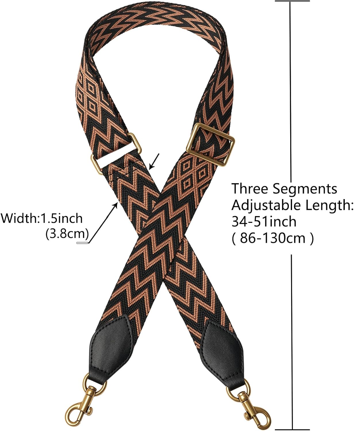 Crossbody Bag Strap Soft Cotton Adjustable Replacement Purse - Image 5