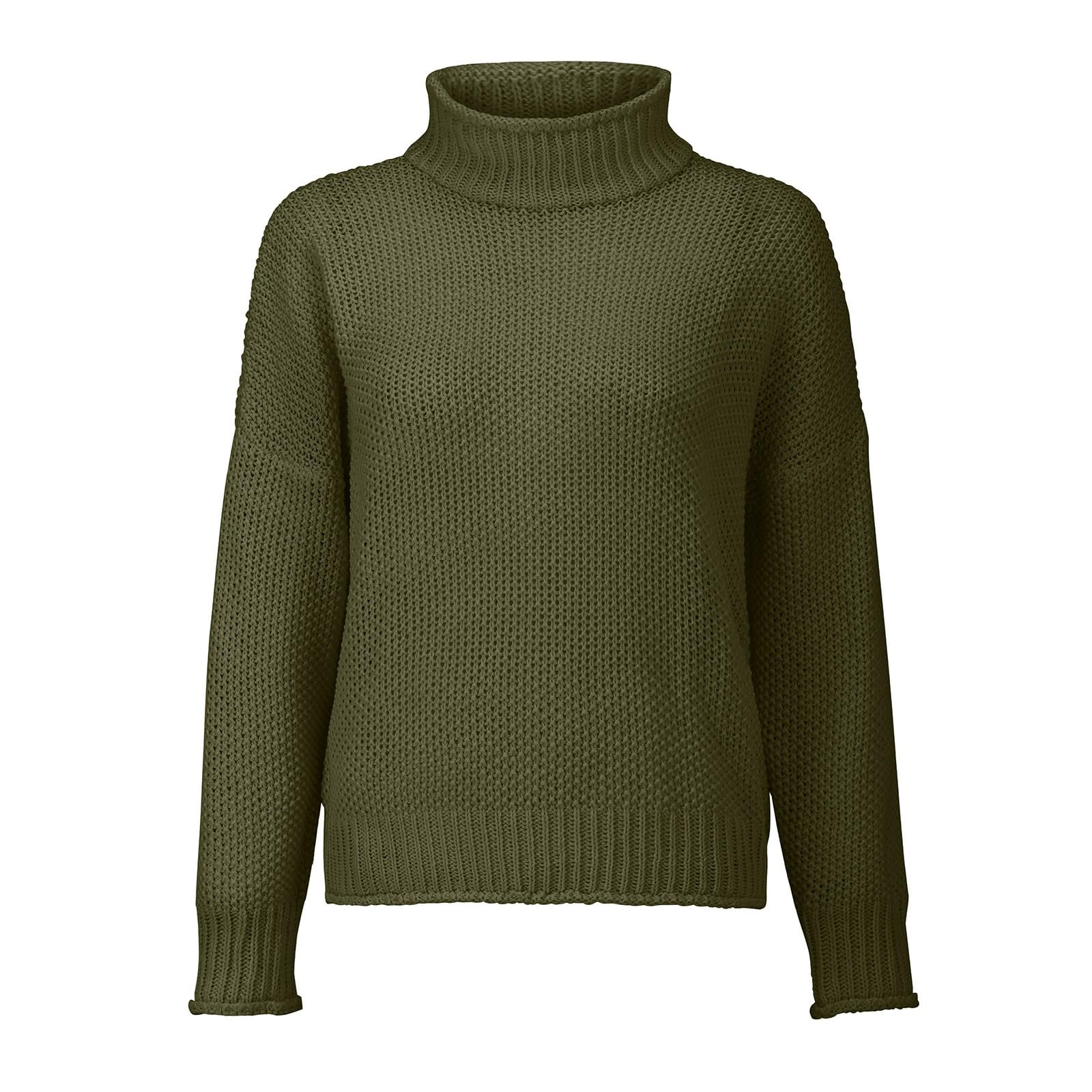 Fisherman Sweater Women Cozy Fall Fashion Cable Knit Round Neck Sweater Women Pullover Winter Aesthetic Tops 2025