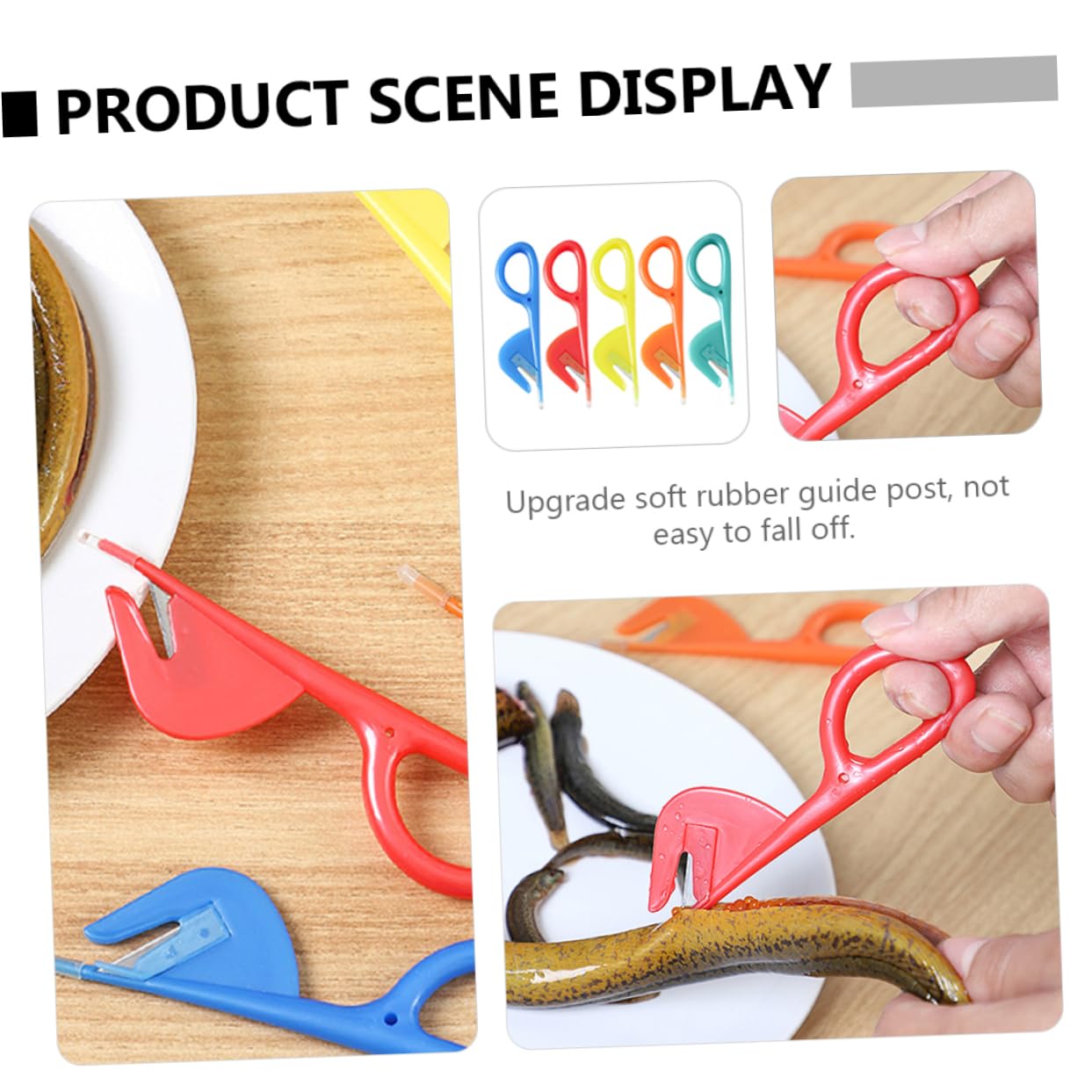 SOLUSTRE Stainless Steel Intestine Knife 20pcs/set Poultry Cleaning Tools Kitchen Gadget for Chicken Intestine Cleaning