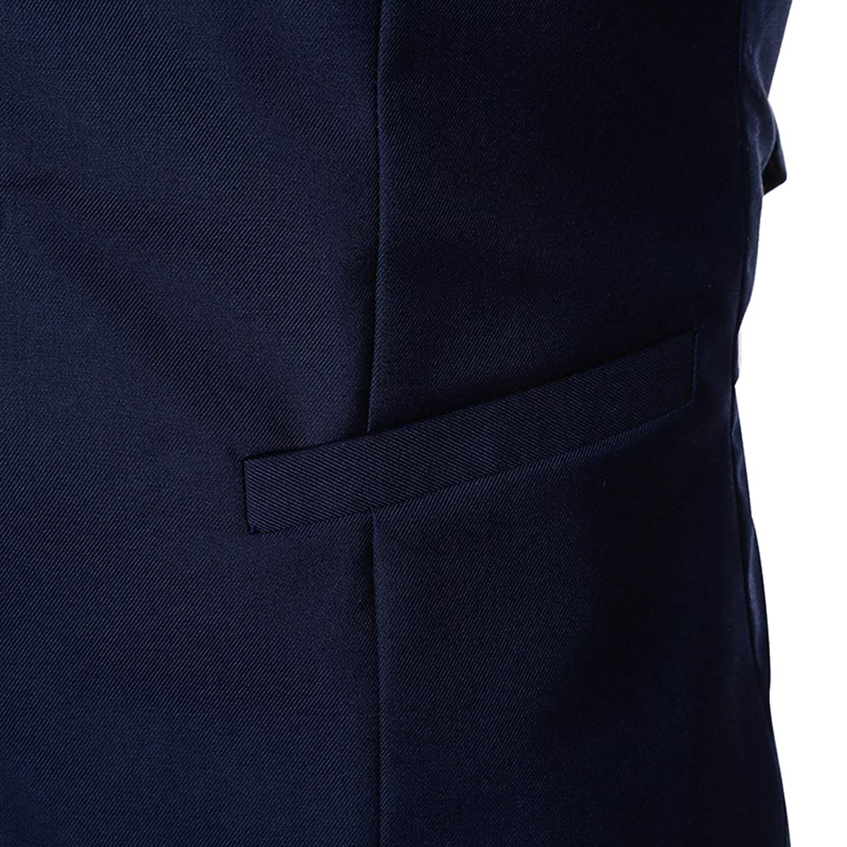 Fake Due Pezzi Gilet Uomo Slim Fit Blazer Senza Maniche Cerimonia Waistcoat