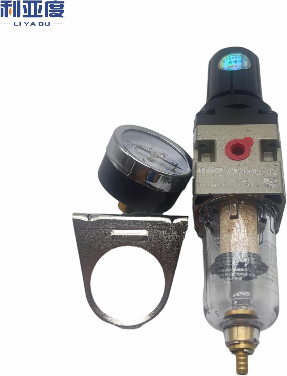 AW2000-02 AW3000-02, AW3000 03 Compressor Filter Pressure reducing Valve/air Flow Speed Controller/Pressure Switch/Filter Regulator(AW3000 03,Copper core)