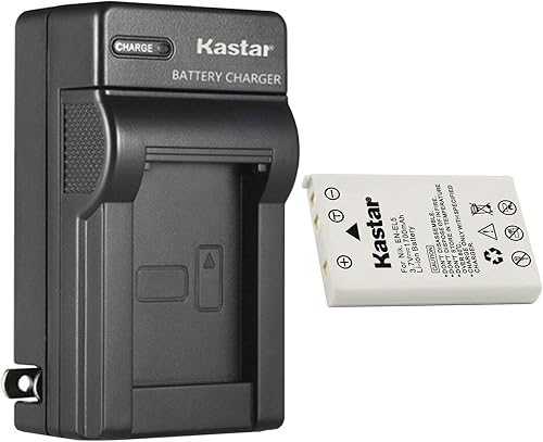 Kastar Paquete de 1 cargador de batería y CA de pared de repuesto para batería Nikon EN-EL5 CP1, cargador Nikon MH-61, Nikon Coolpix P80, Coolpix