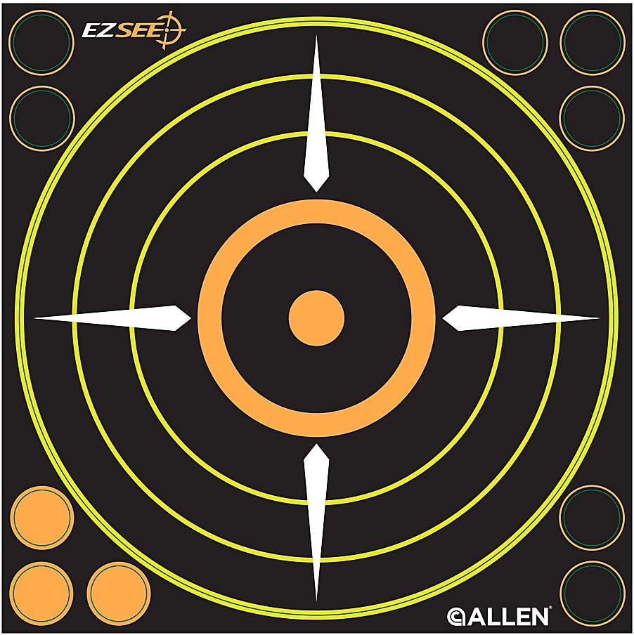 EZ See Adhesive Bullseye Target (6 Pack)