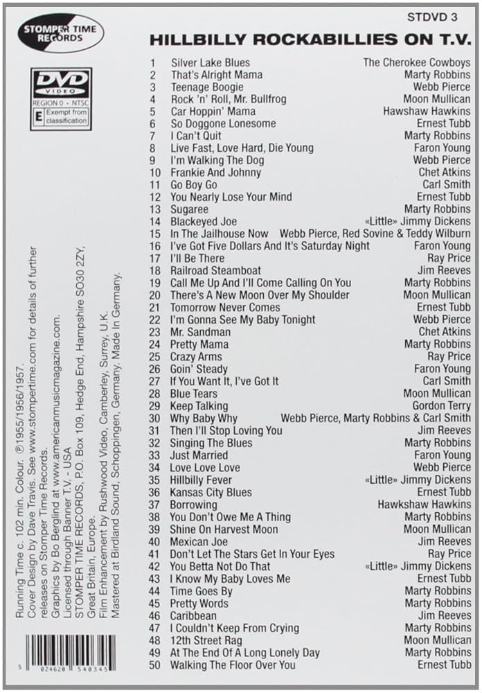 その他 Hillbilly Rockabillies on TV [DVD] Hillbilly Rockabillies On Tv - DVD - Multiple Formats Color