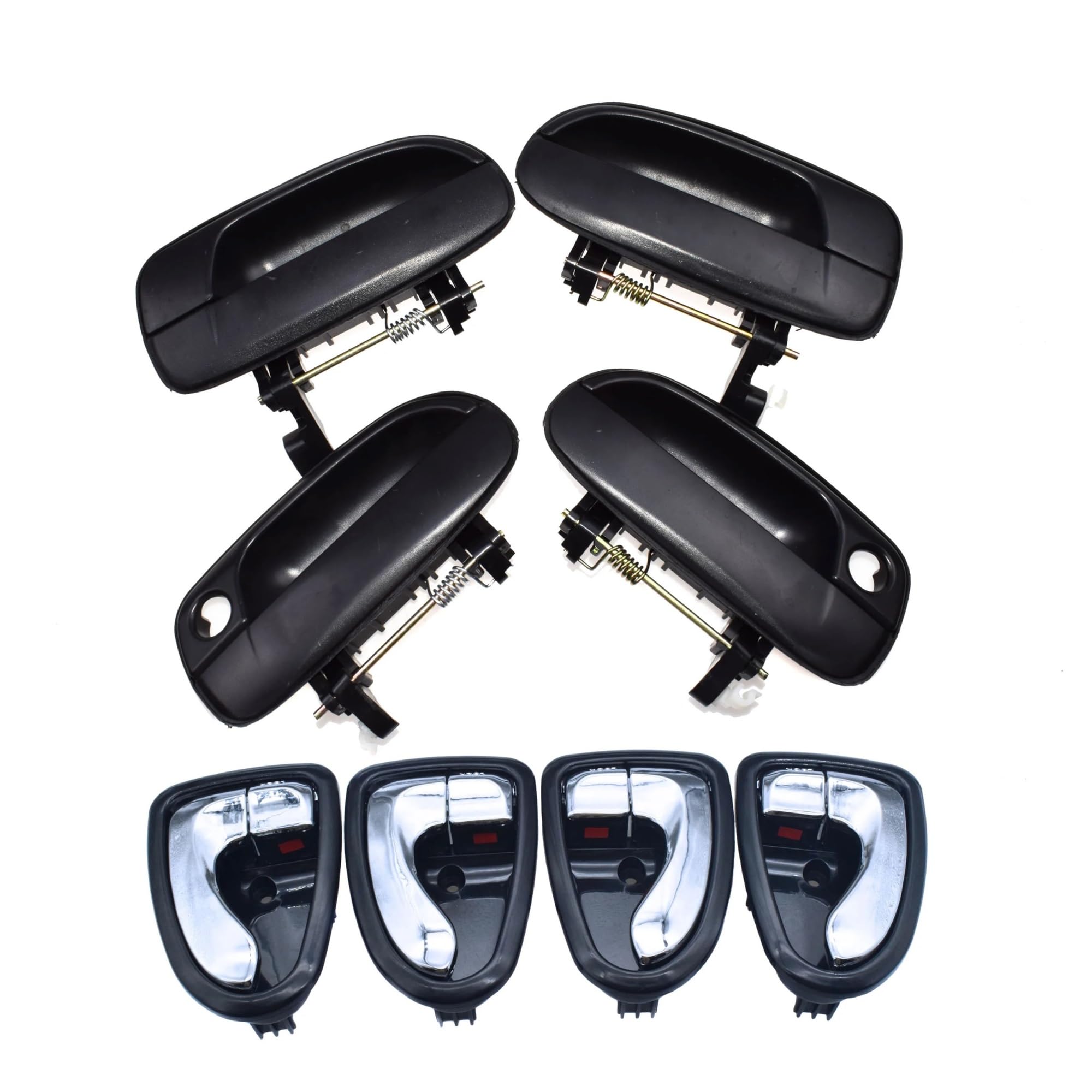 Poignée de porte chromée Hyundai Accent kit complet avant arrière haute résistance