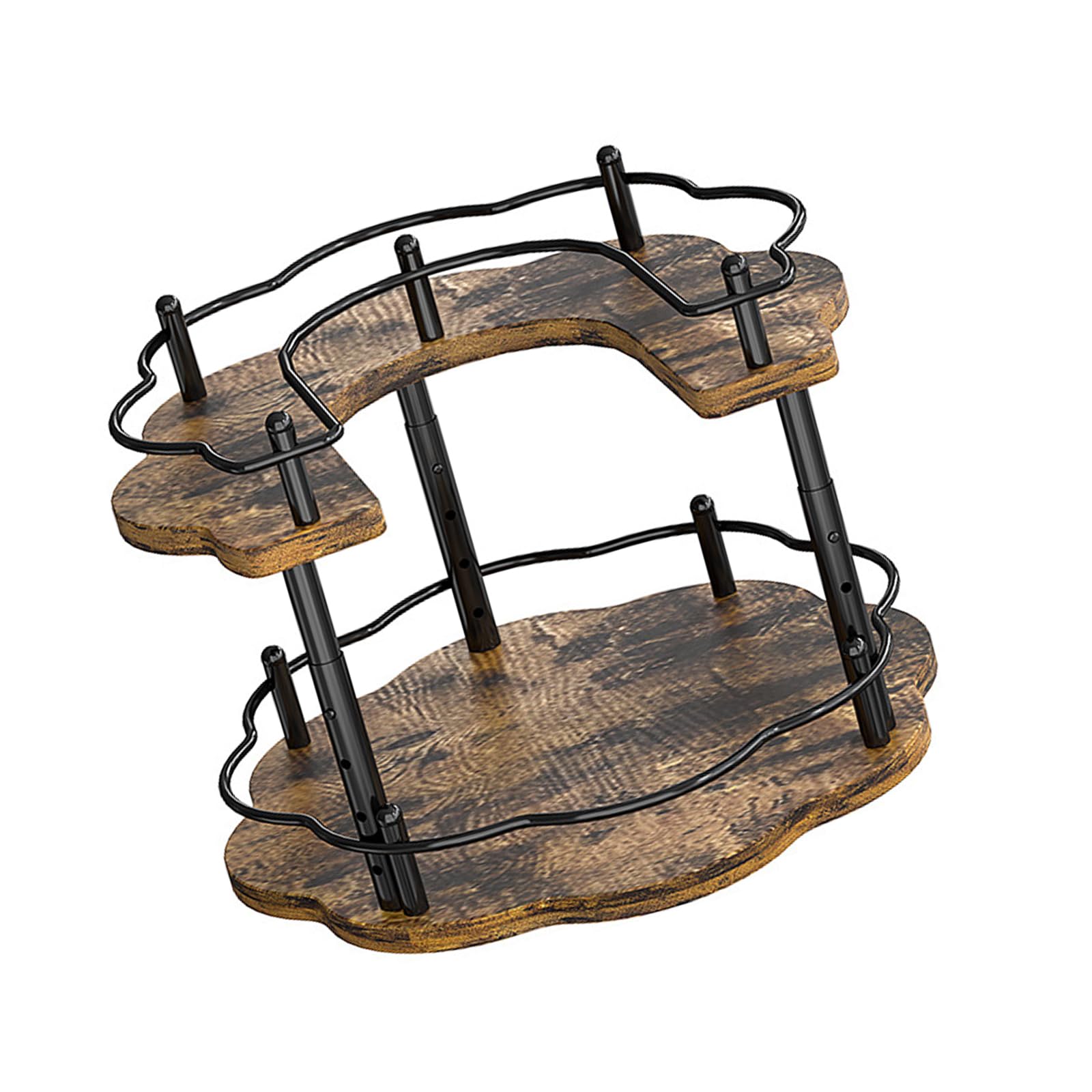 Kaeltsyn Multipurpose 360 Degree Rack with 4 Height Addition for Organized Kitchen Counter Old Kitchen Planner
