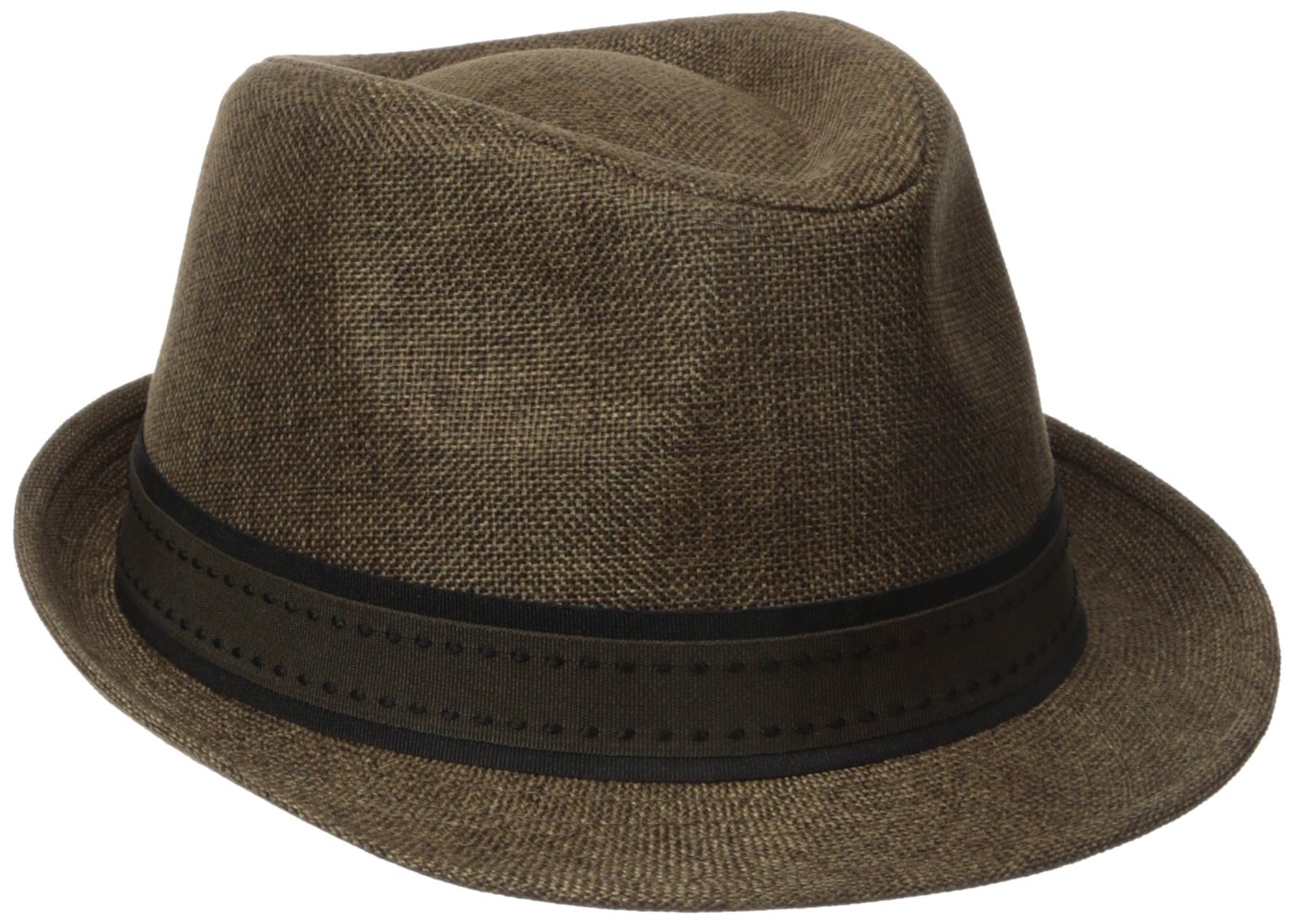 Henschel HatsHenschel Men's Low Crown Fedora with Fancy Stitch Band and Loop