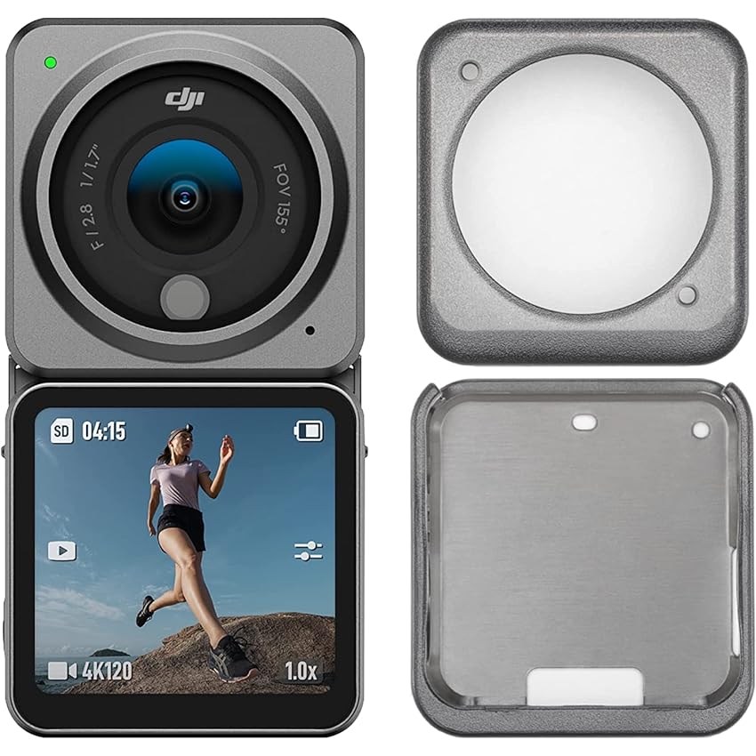 Immagine del prodotto DJI Action 2 Dual Screen Combo & Custodia Magnetica Protettiva, Action Cam con Modulo di Alimentazione, FOV di 155°, Supporti Magnetici, Tecnologia di Stabilizzazione