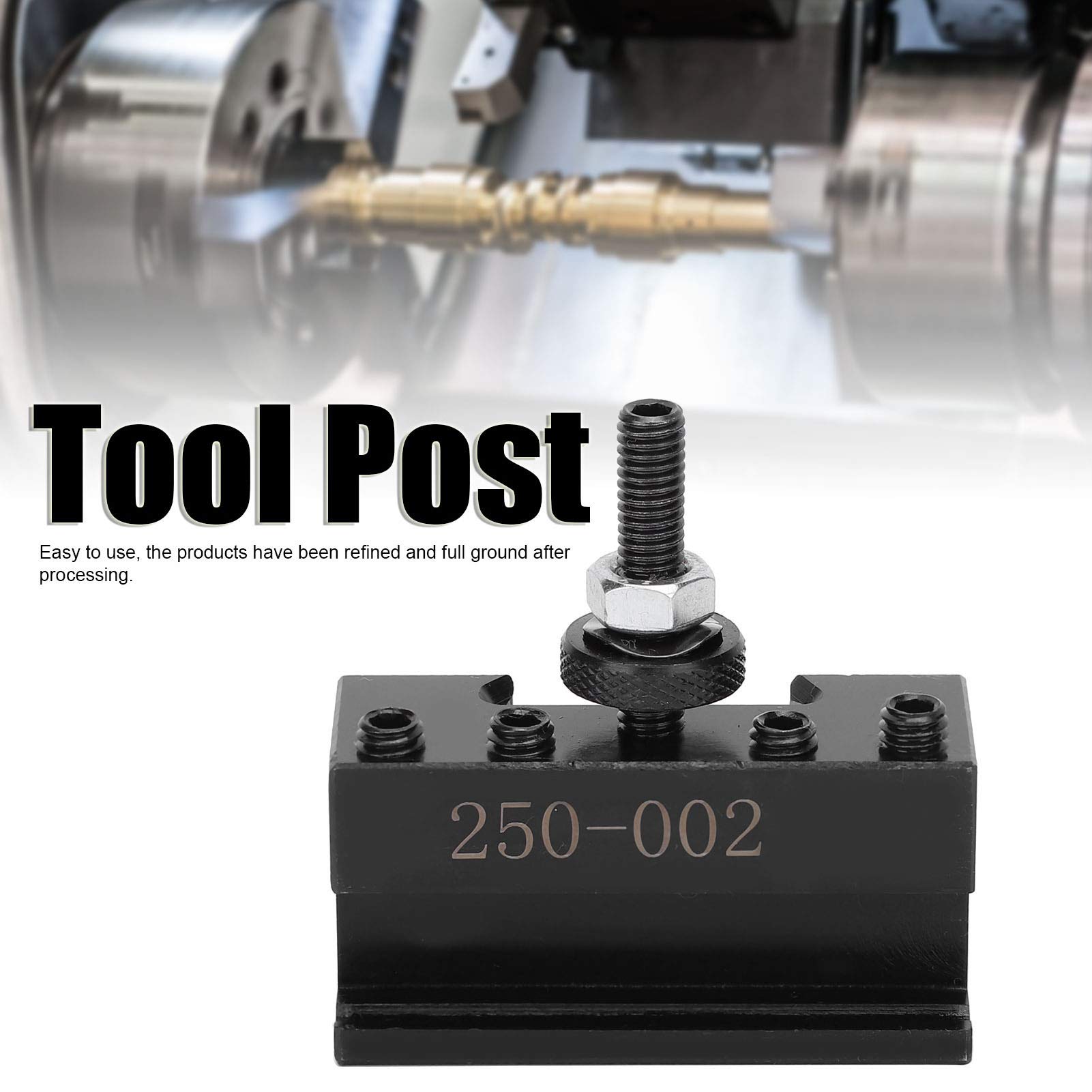 250-002 - Supporto per utensili a cuneo a cambio rapido, dispositivo CNC in acciaio ad alta velocità, sicuro usare ed eccellente lavorazione