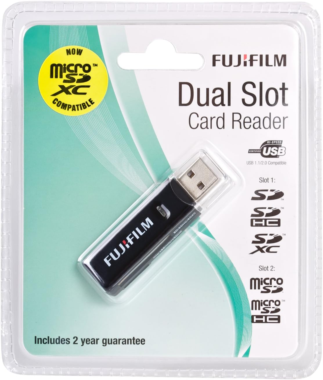 Fujifilm Dual Slot SD Card Reader, P10NM00750A Amazon.co.uk Computers