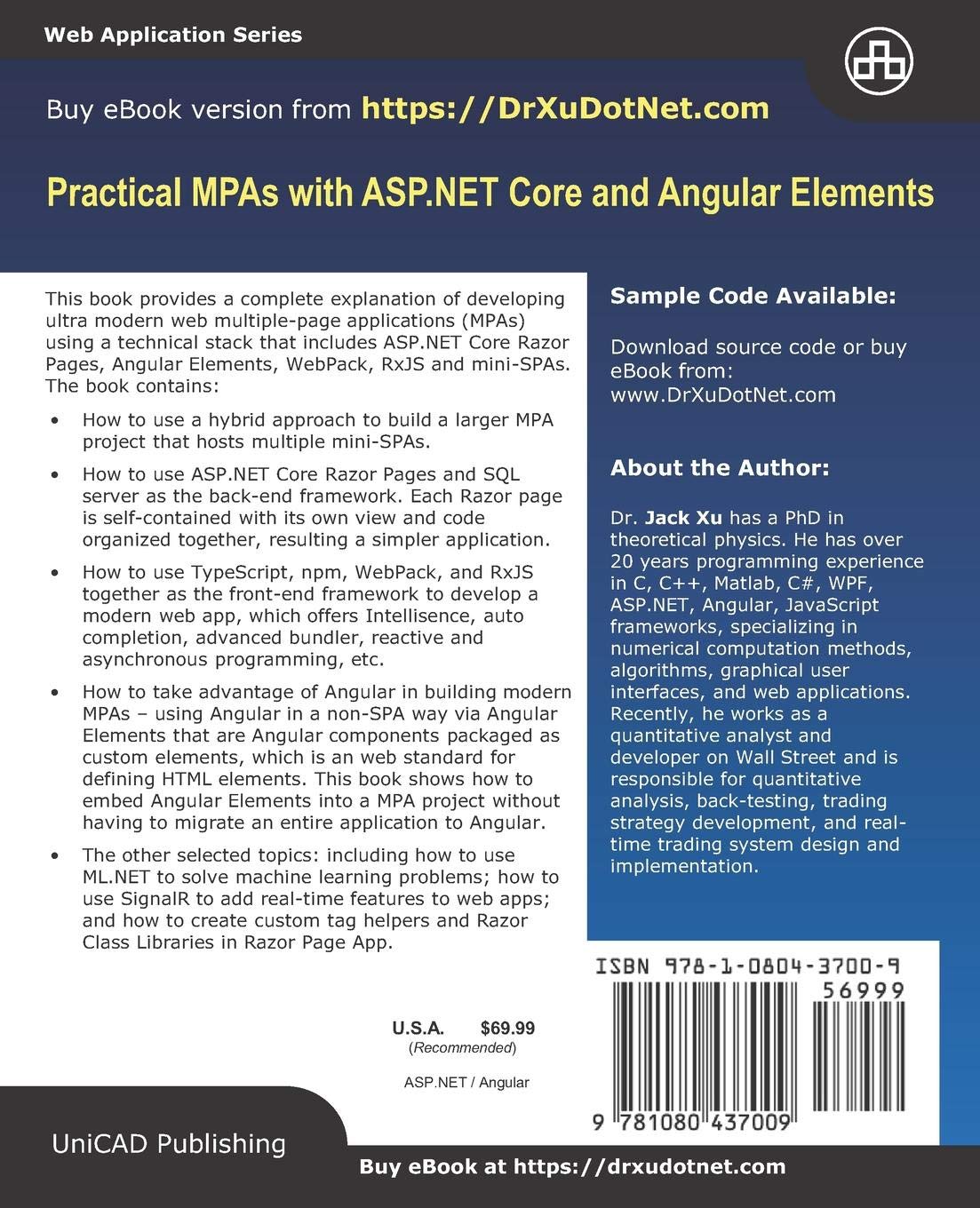 Practical Multiple-Page Apps with ASP.NET Core and Angular Elements: Building Modern Multiple-Page Web Applications using ASP.NET Core Razor Pages, Angular Elements, WebPack, RxJS, and Mini-SPAs