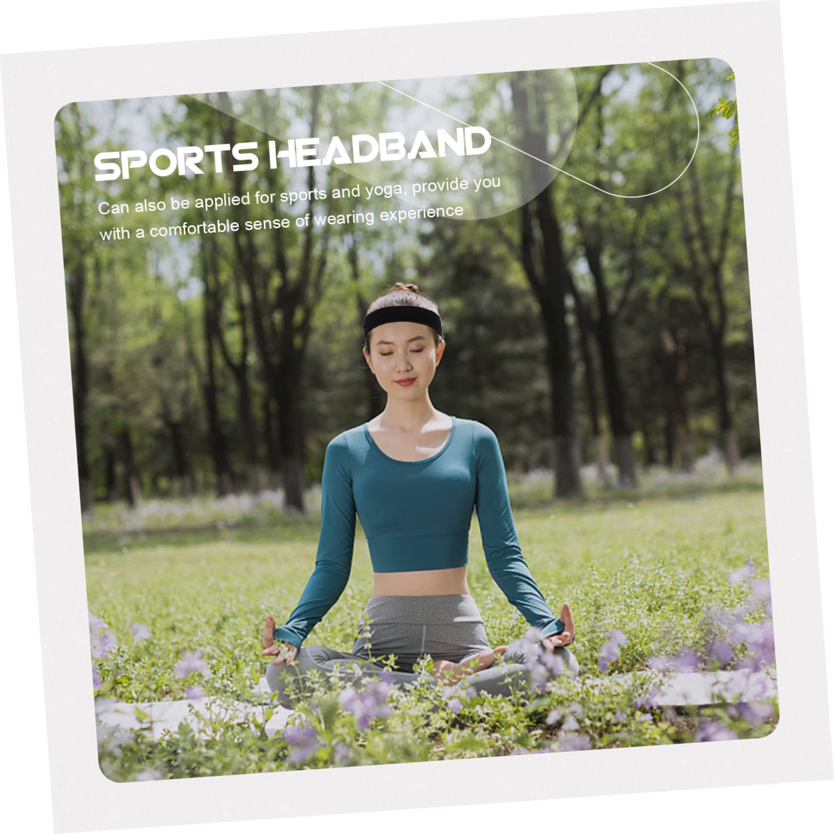 Sosoport 20pezzi Fasce Assorbenti Per Sudore Da Yoga Da Fasce Sportive Materiale Morbido e Traspirante Accessori Fitness Per Donna Per Allenamenti e Attività Sportive