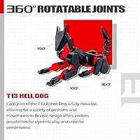 Vista 5 de T13 - Juego de figuras de acción 3D (ensamblaje completado), figuras de acción de robot simulado, 13 figuras de acción, juguetes impresos en 3D